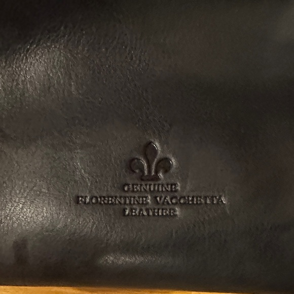 Dooney & Bourke navy Leather Shoulder Bag - Picture 3 of 3